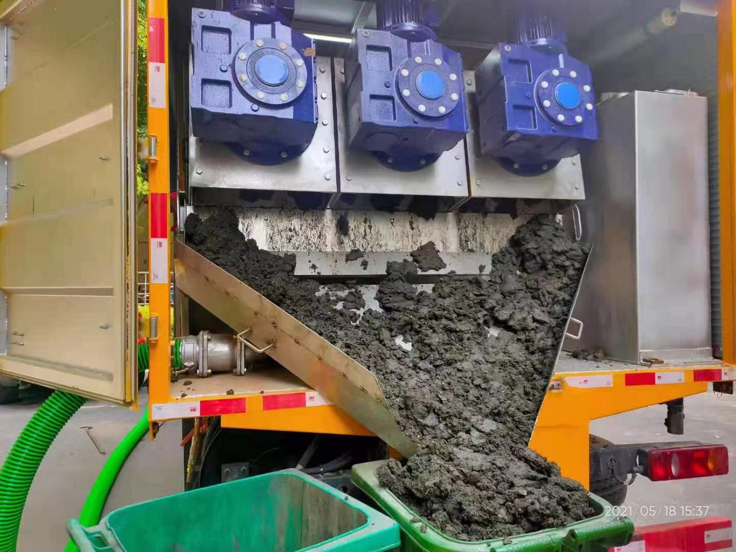 濠江化粪池清掏城市维护站-泥浆净化干湿分离处理